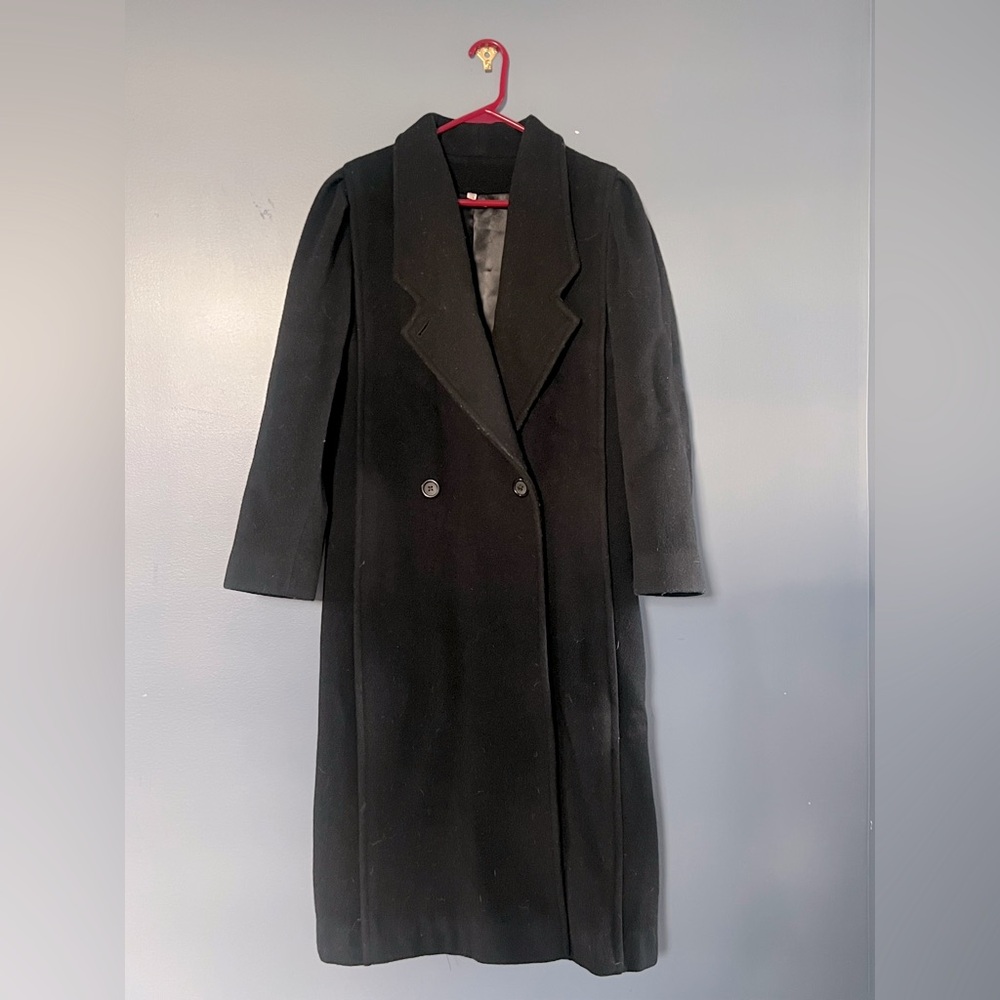 Vintage Cashmere & Wool Blend Peacoat by Peabody House